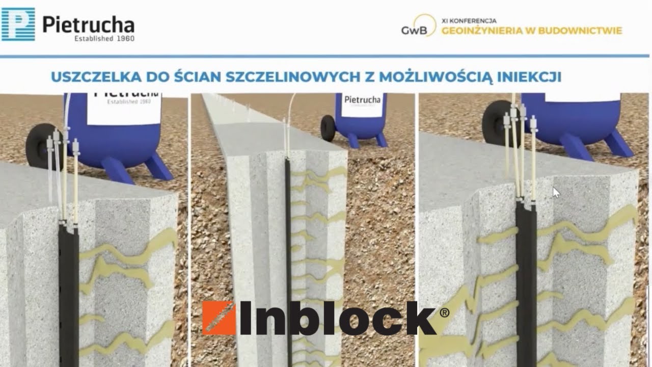 Geoinżynieria w Budownictwie | Pietrucha Inblock | Uszczelka do ścian szczelinowych