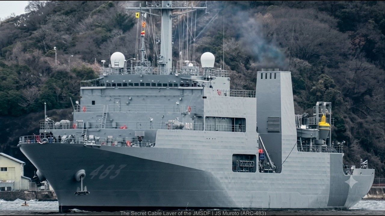 The Secret Cable Layer of the JMSDF | JS Muroto (ARC-483) | 海底監視網を支える特殊任務艦 | 敷設艦 むろと