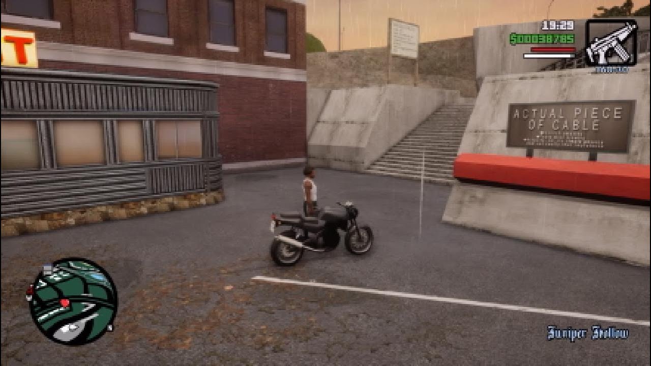 GTA San Andreas: The Definitive Edition - Easter Egg On The Bridge