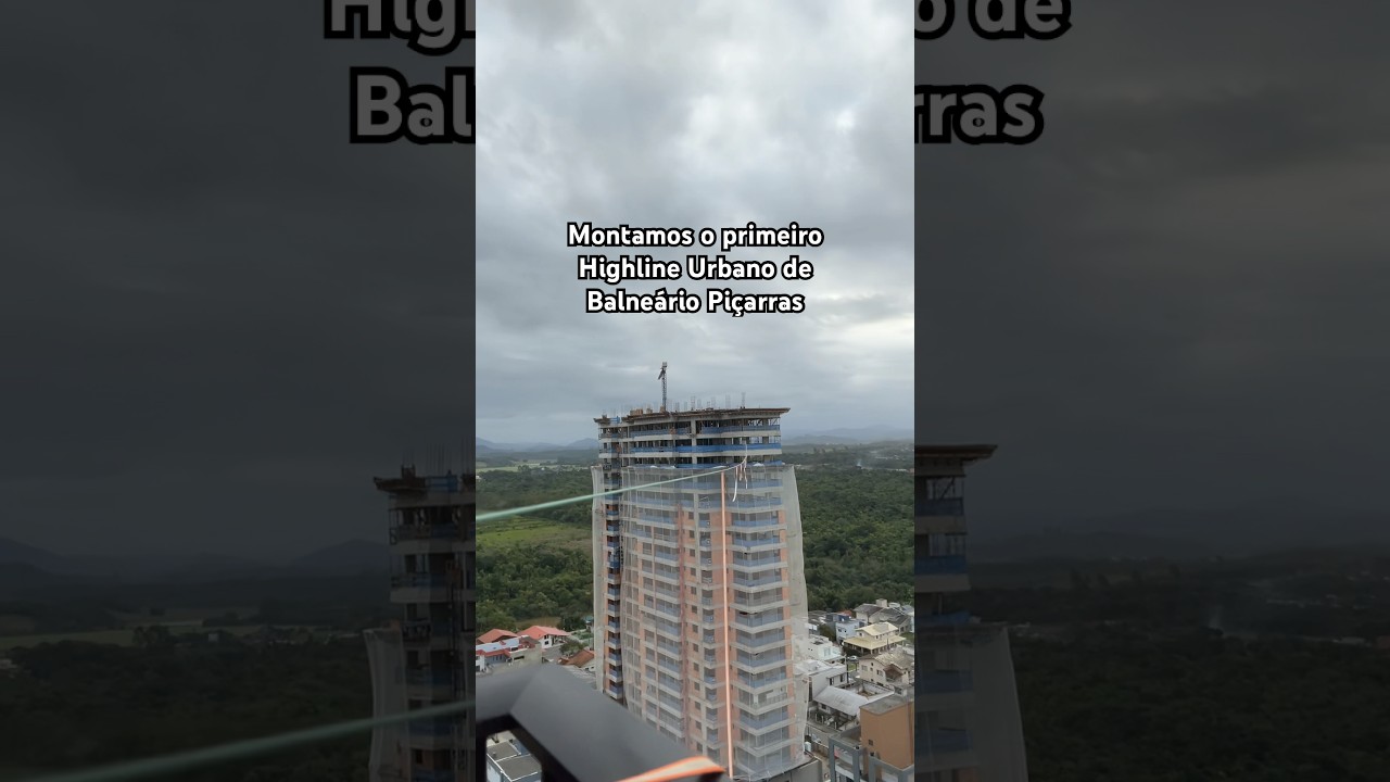 Highline urbano em Piçarras 💪 