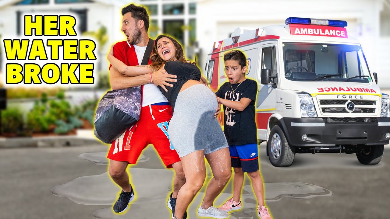 My WATER BROKE Prank!! UNEXPECTED 😱 | The Royalty Family