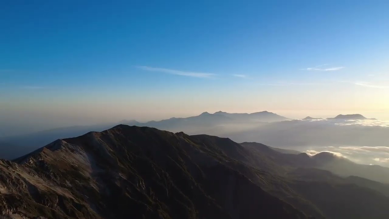 白馬岳　ドローン撮影　2025年9月