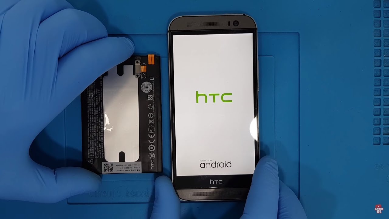 Замена батареи HTC One M8