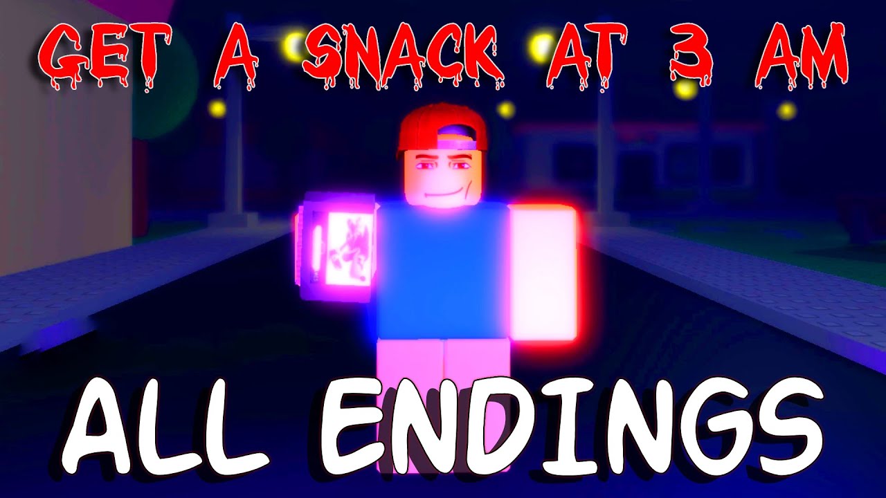 Get A Snack at 3 AM - All Badges - Full Gameplay [ROBLOX]