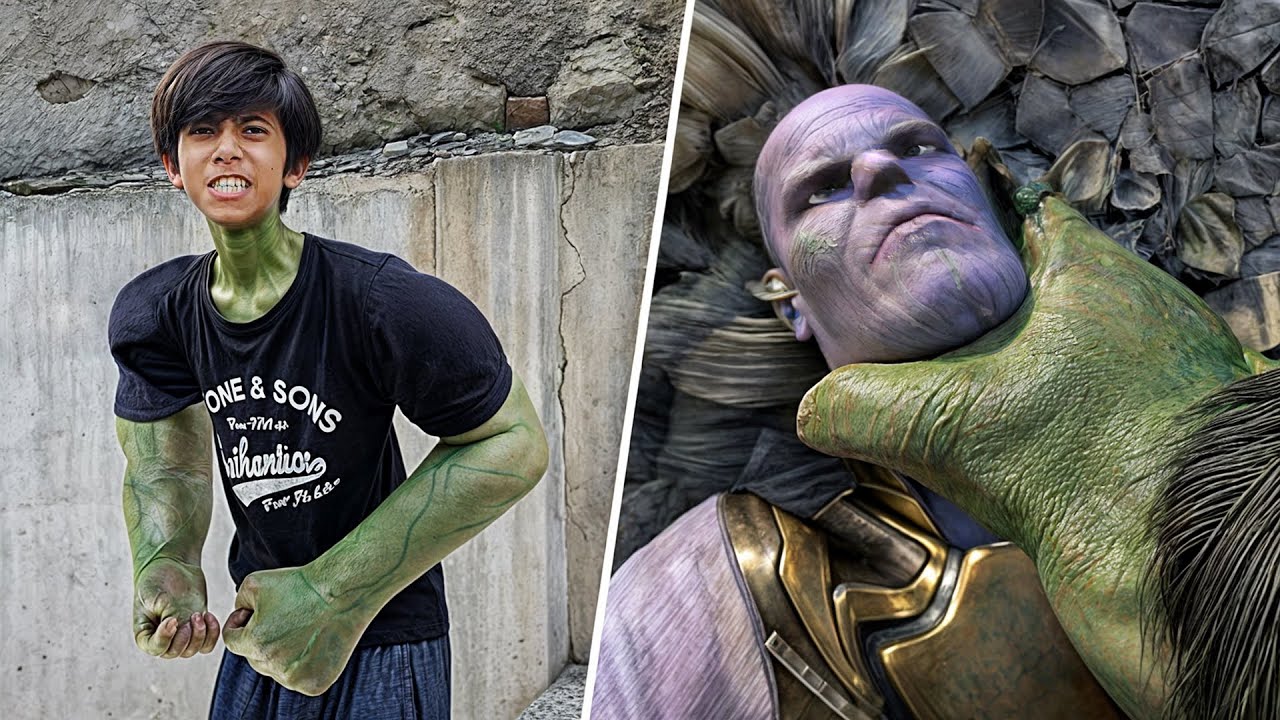 HULK vs. THANOS in Real Life | Epic Battle and Transformation | A Short Film VFX Test