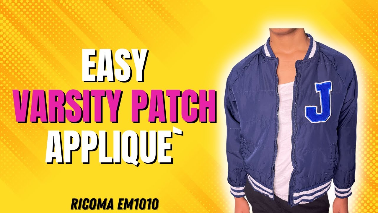 Varsity Jacket Patch Embroidery| Ricoma Em1010|Letterman Jacket