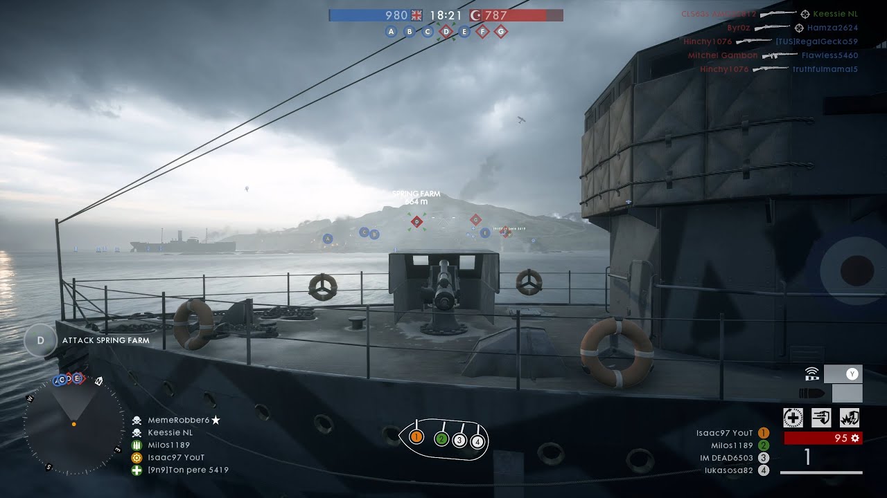 Battlefield 1: Conquest assault gameplay (No Commentary)