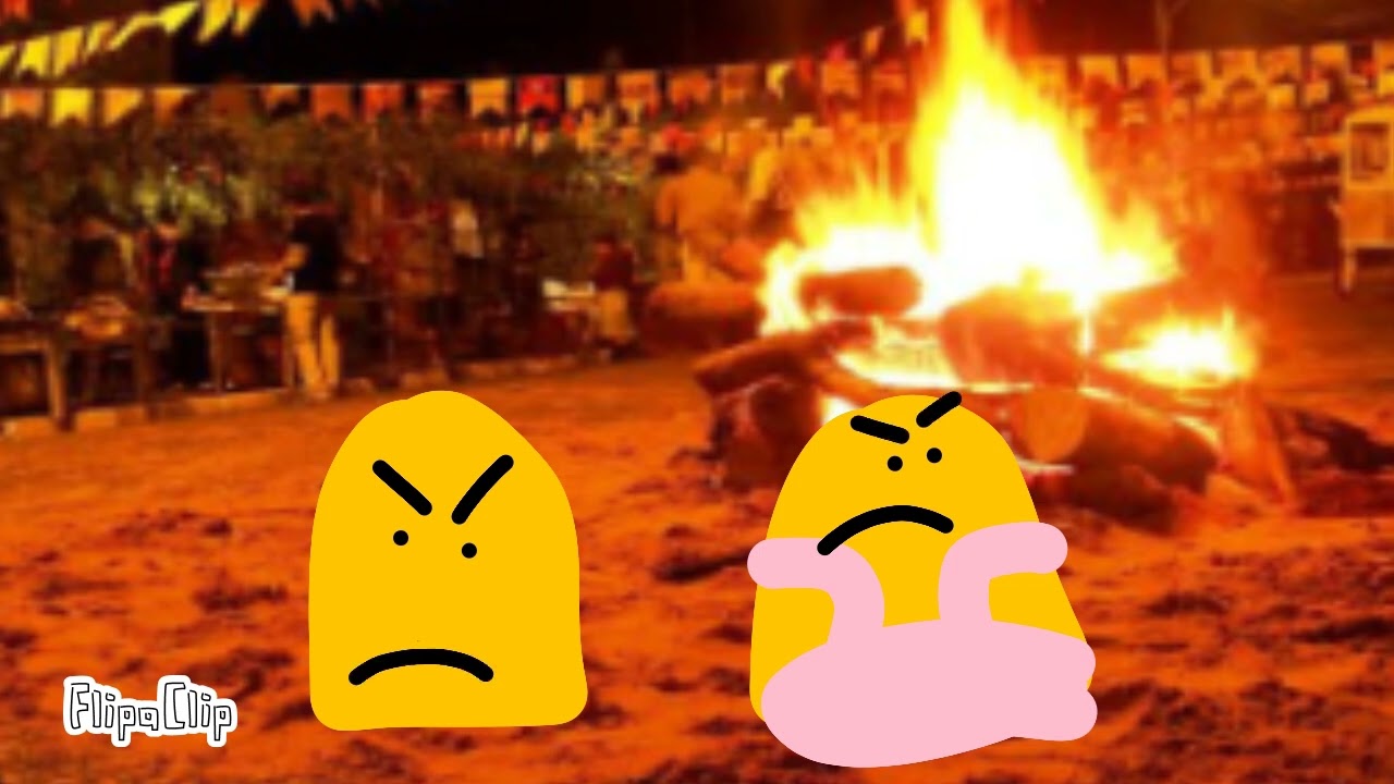 O Pou Fez Birra Na Festa junina 