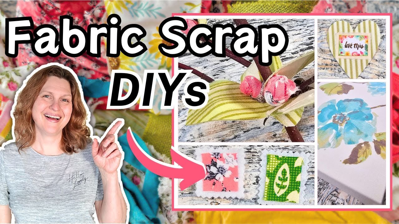 You Will LOVE These AMAZING Fabric Scrap DIYs