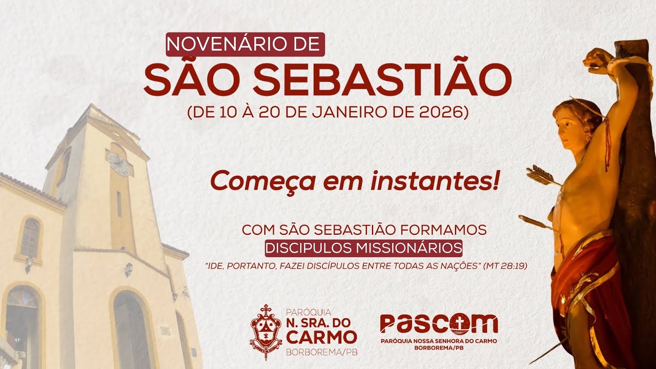 NOVENÁRIO DE SÃO SEBASTIÃO 2026 | Santa Missa de abertura