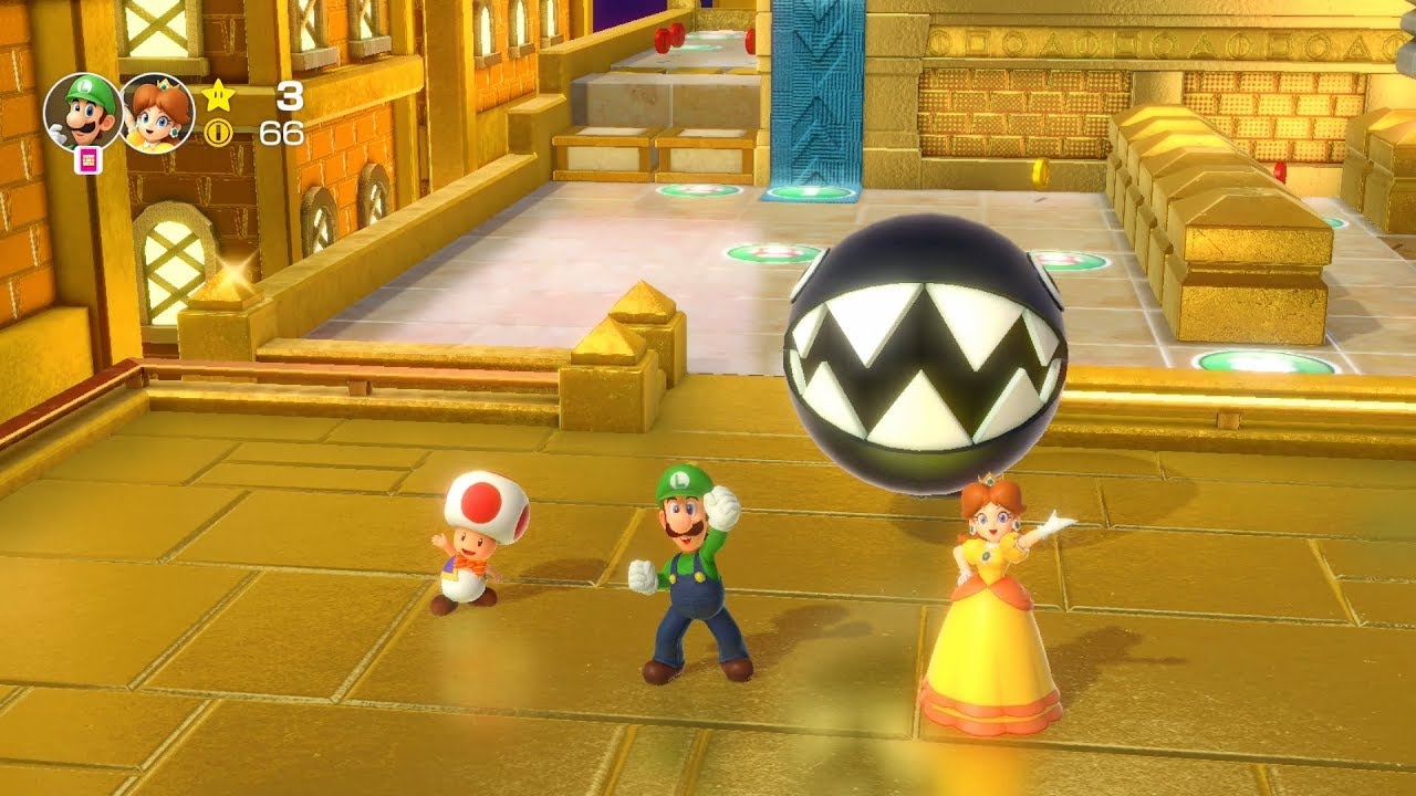Super Mario Party Partner Party #784 Tantalizing Tower Toys Luigi & Daisy vs Mario & Wario