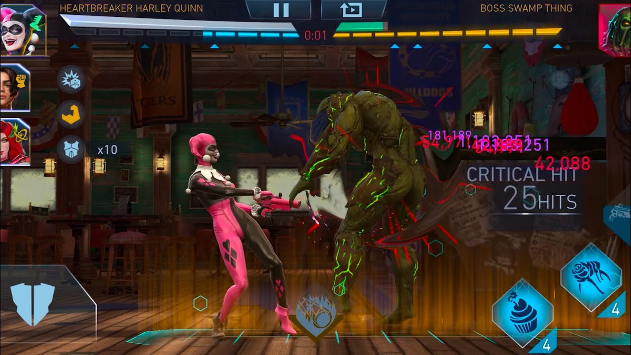 HeartBreaker Harley Quinn Can’t One Shot Anymore 😔🙏 | Injustice 2 Mobile