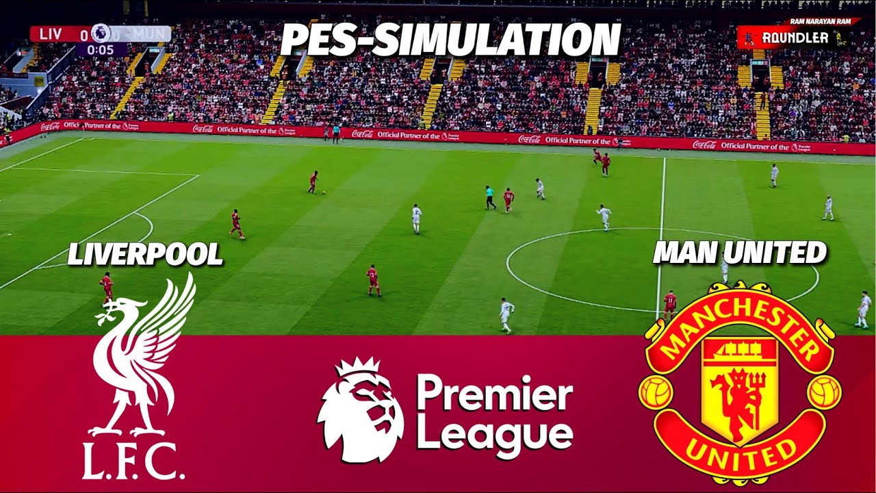 LIVE 🔴| Liverpool vs Manchester United - English Premier League 2025/26 | PES 21 Simulation