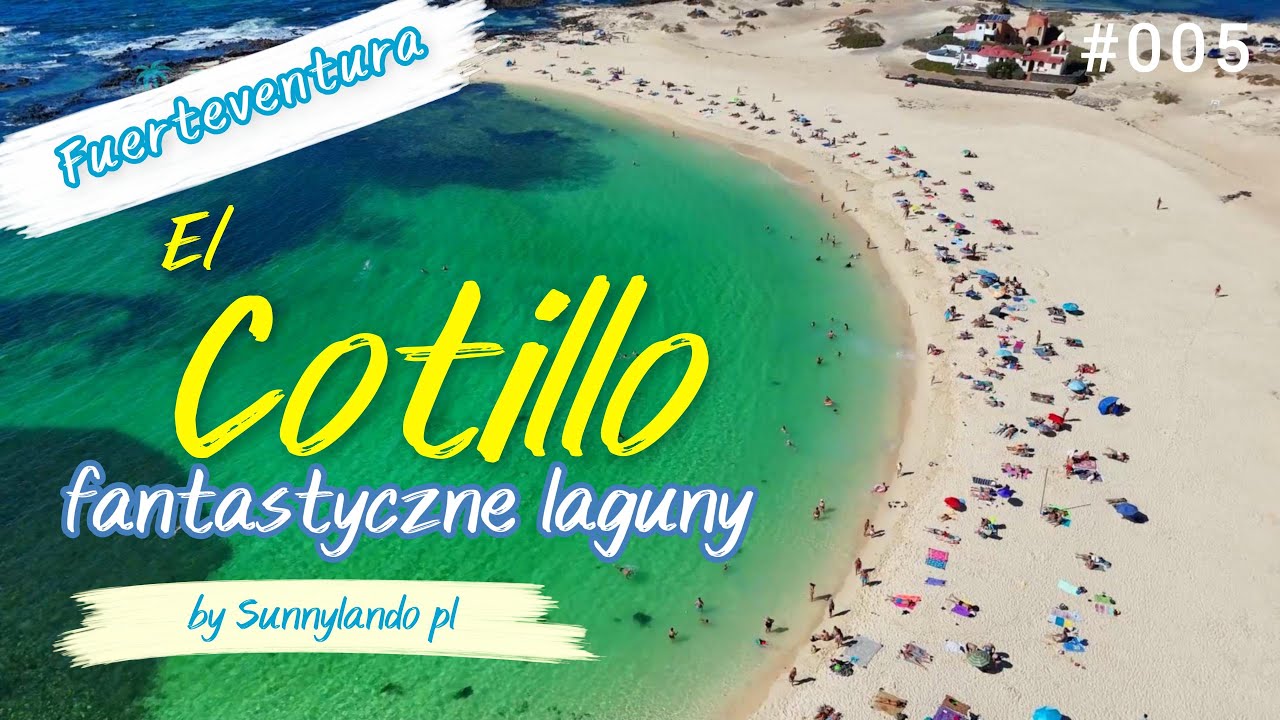 El Cotillo z lotu ptaka - Rajska plaża na Fuerteventurze