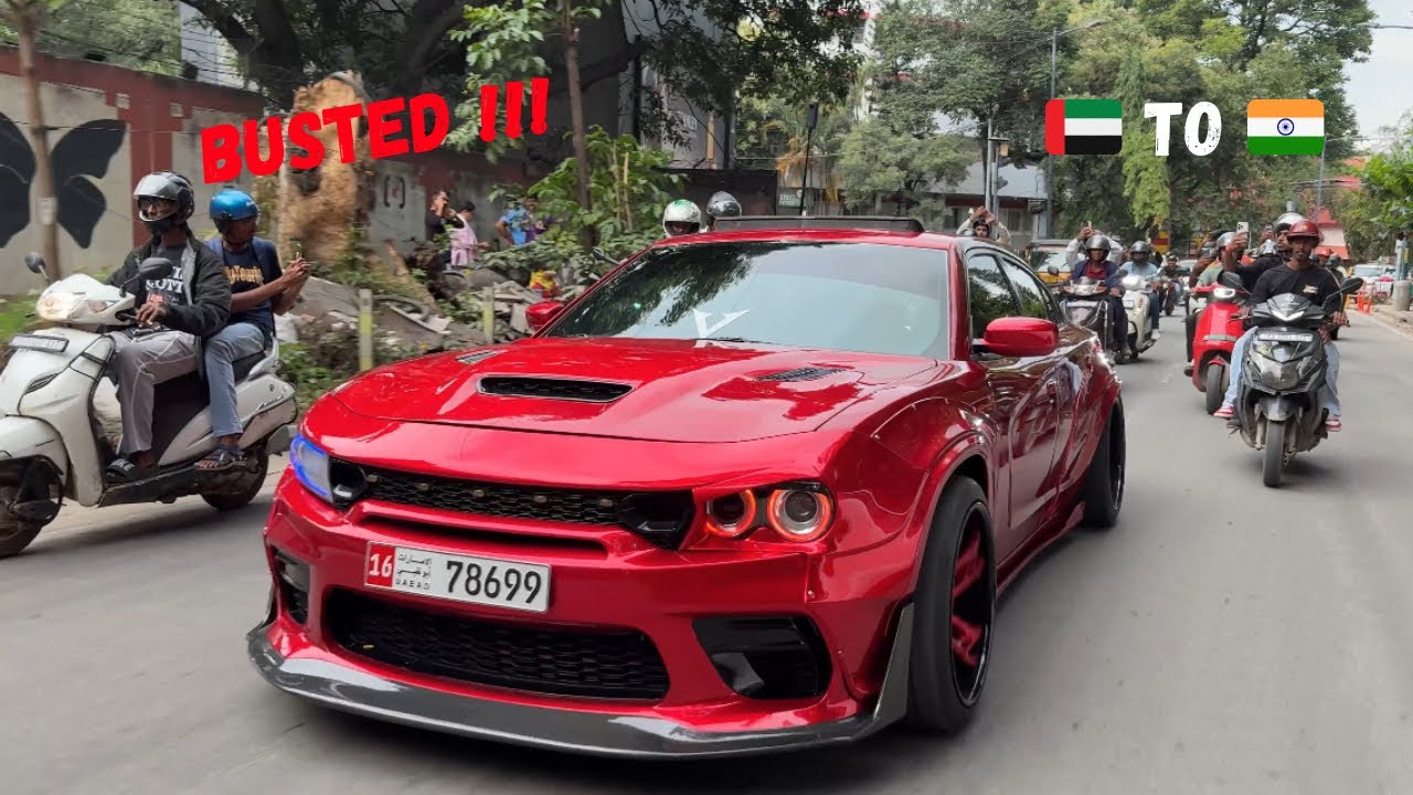 DUBAI’S WIDEBODY KIT DODGE IN INDIA | CRAZY PUBLIC REACTION…