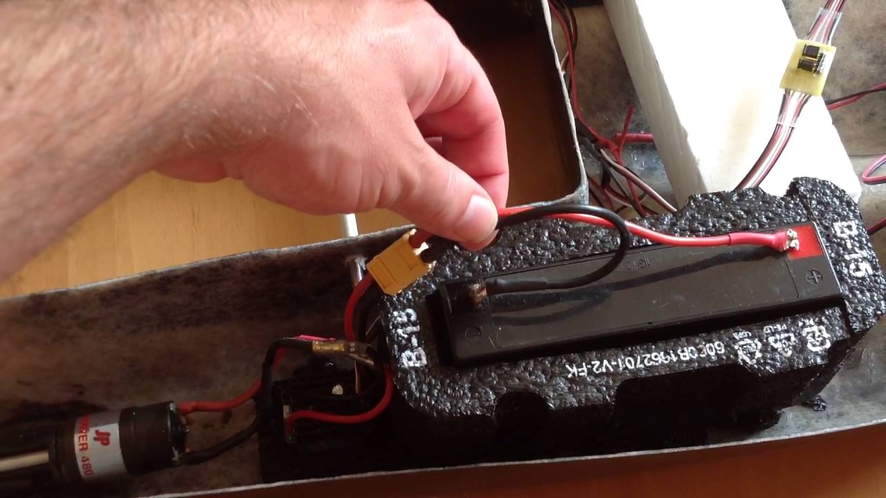 Homemade Bait Boat Electrics