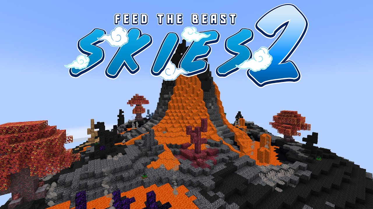 FTB Skies 2 -  Die Reise zum Uraninite Vulkan