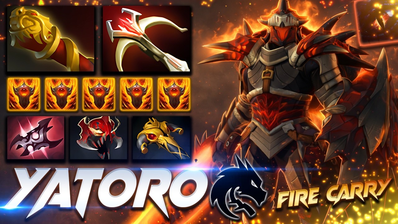 Yatoro Dragon Knight Fire Carry - Dota 2 Pro Gameplay [Watch & Learn]