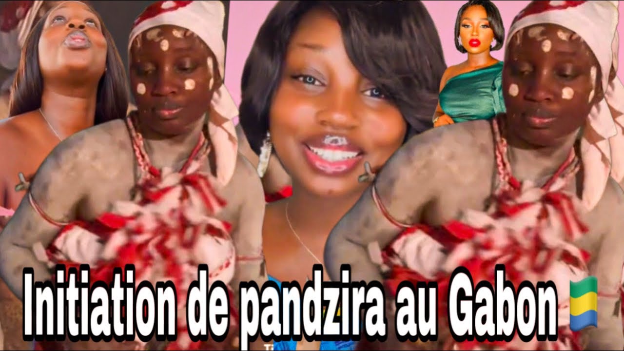 La comédienne pandzira lors de son initiation au Gabon 🇬🇦