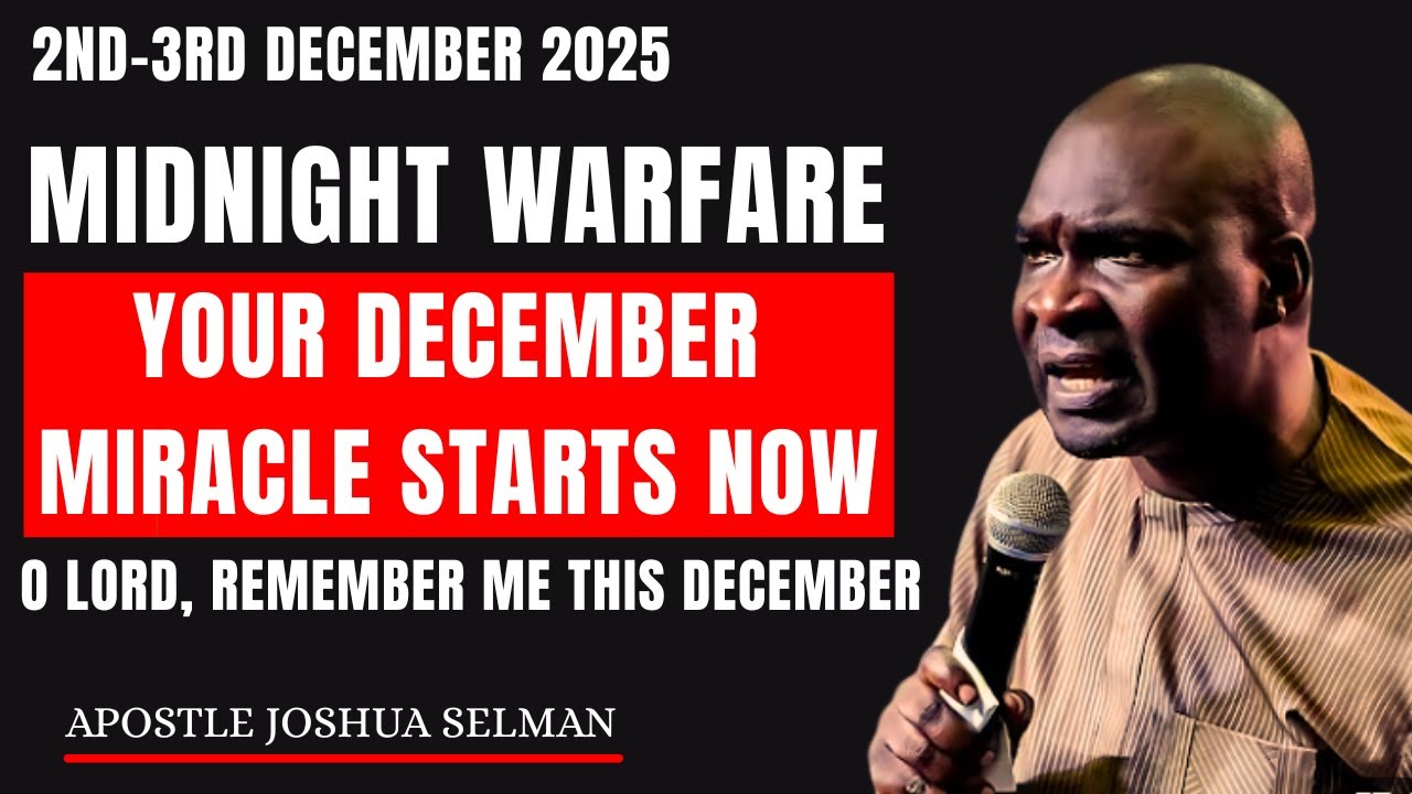MIDNIGHT PRAYERS PROPHETIC DECLARATIONS BY APOSTLE JOSHUA SELMAN