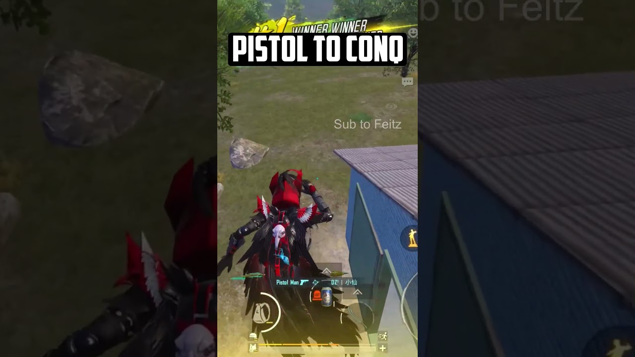 conqueror only using a pistol 🫡