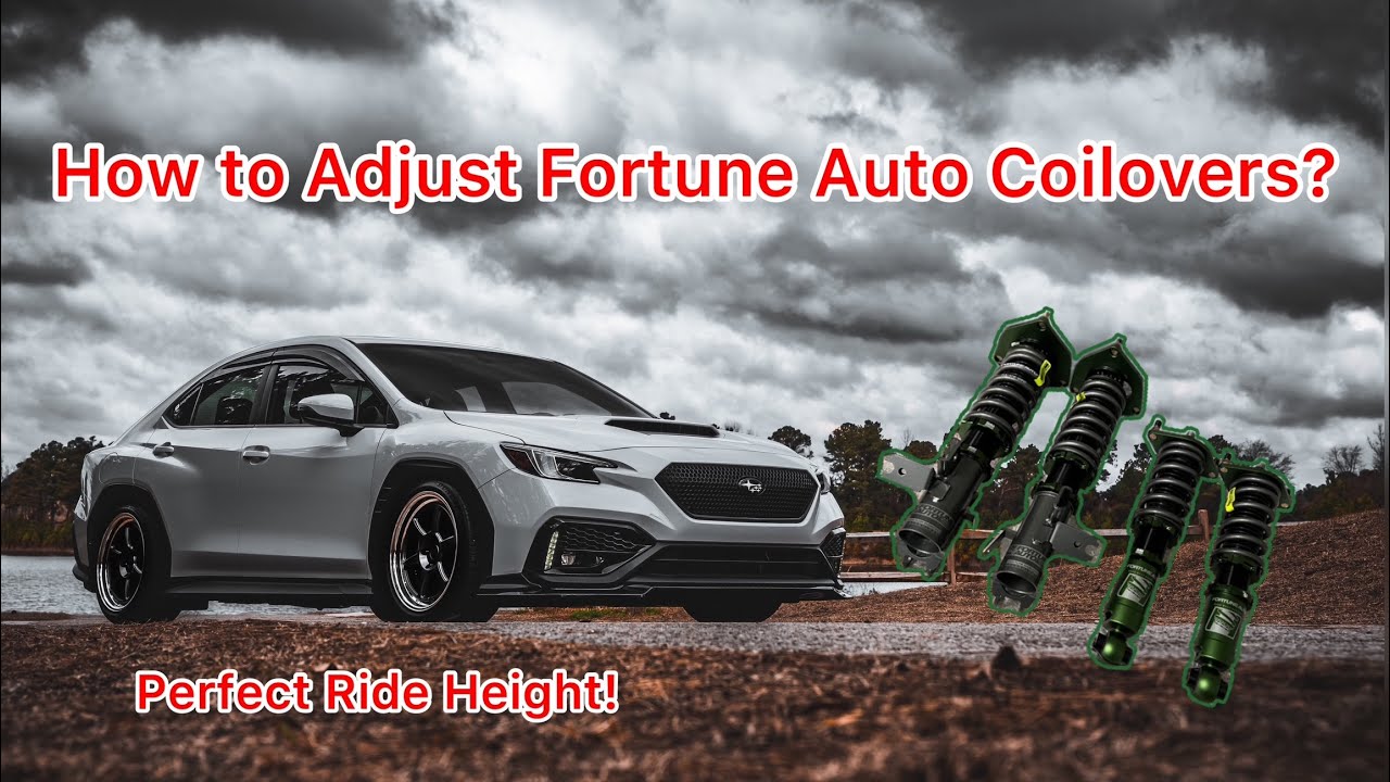 Регулировка койловеров Fortune Auto на моем WRX 2022 года