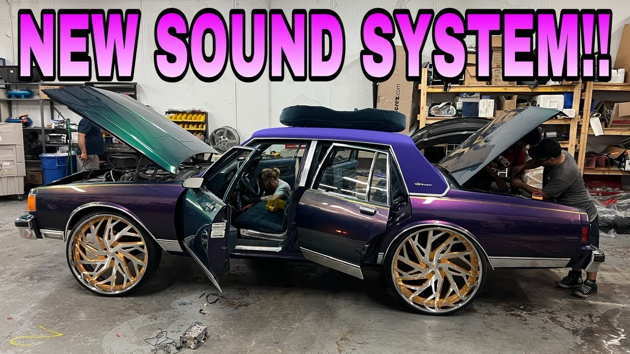 LIL BABY GET A FULL SOUND SYSTEM WITH 15INCH SUBWOOFERS IN THE TRUNK!!