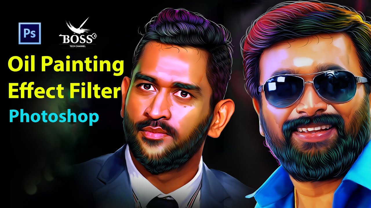 Digital Sumdge Painting | Oil Painting Plugin | Photoshop TAMIL