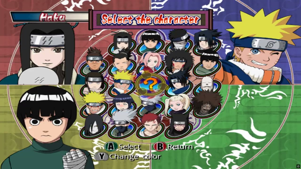 Naruto Clash of Ninja 2: 4-Player Battle. (part 13) {3-Players} [DCI-4K/60]