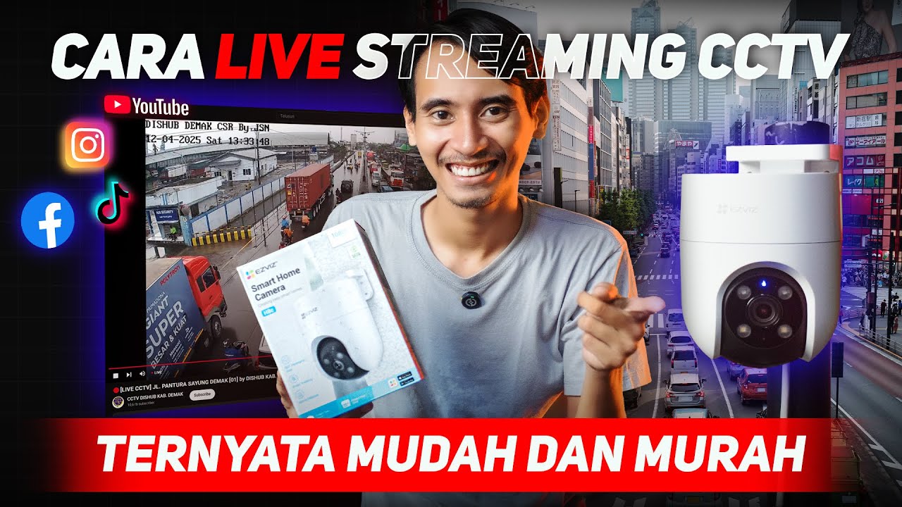 Ohh Begini Cara LIVE Streaming CCTV di Sosmed