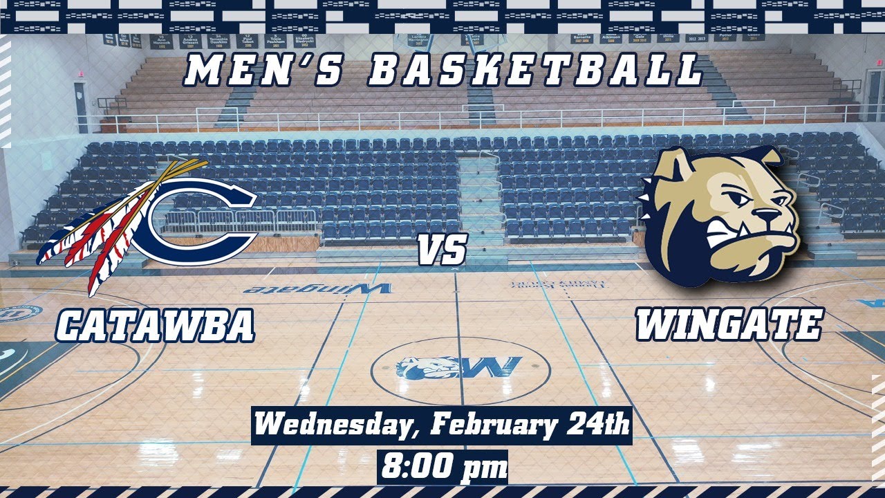 2020-2021 South Atlantic Conference Men's Basketball- Catawba at Wingate