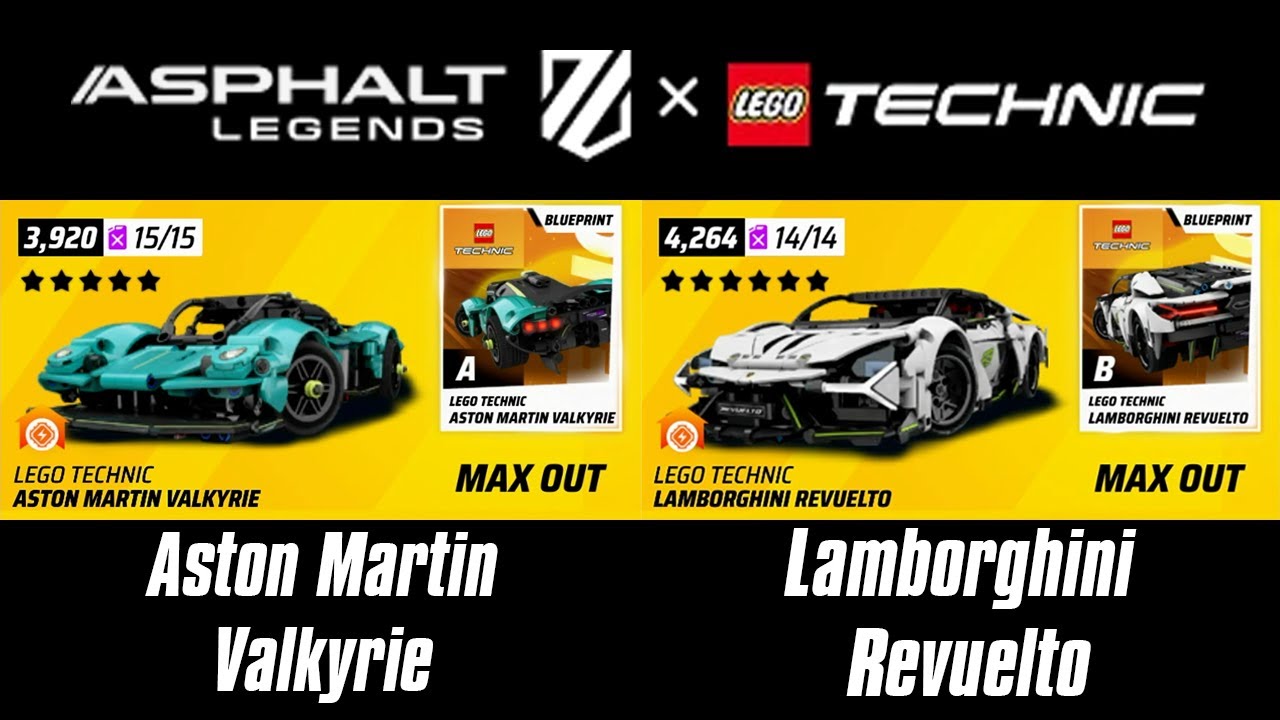 ULTIMATE LEGO TECHNIC COMPARISON | Asphalt Legends