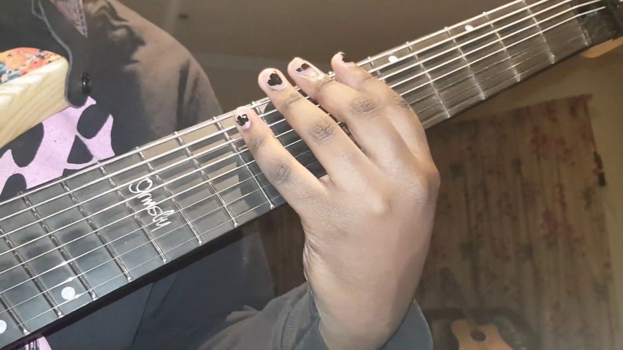 Infant Annihilator - Soil The Stillborn (Slap Bass Solo Thumped On 8 String Guitar)