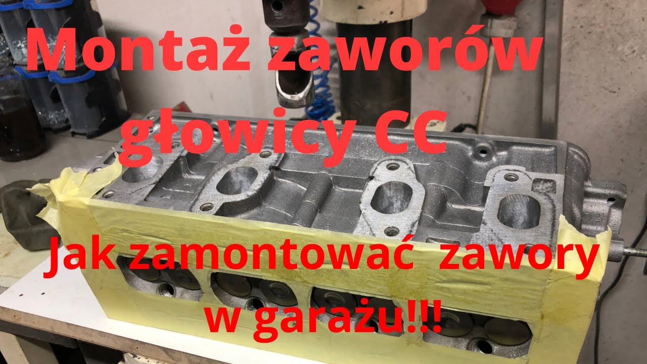 Montaż zaworów głowicy CC