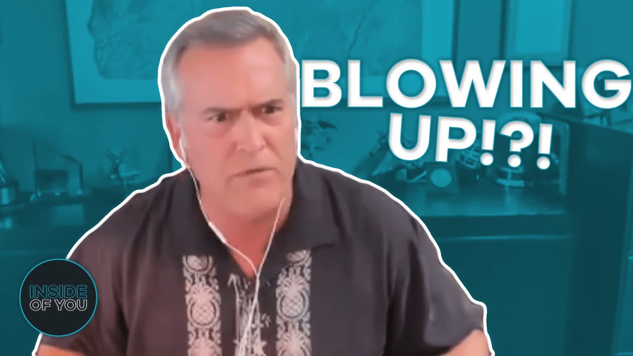 BRUCE CAMPBELL ON SET TANTRUM?! #insideofyou #brucecampbell #evildead