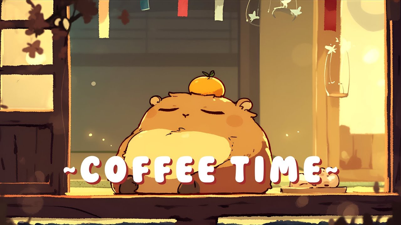 Capybara Lofi Radio - Cozy Beats for Relaxation ~ Chill Session ~ 🦫 🎮 ☕