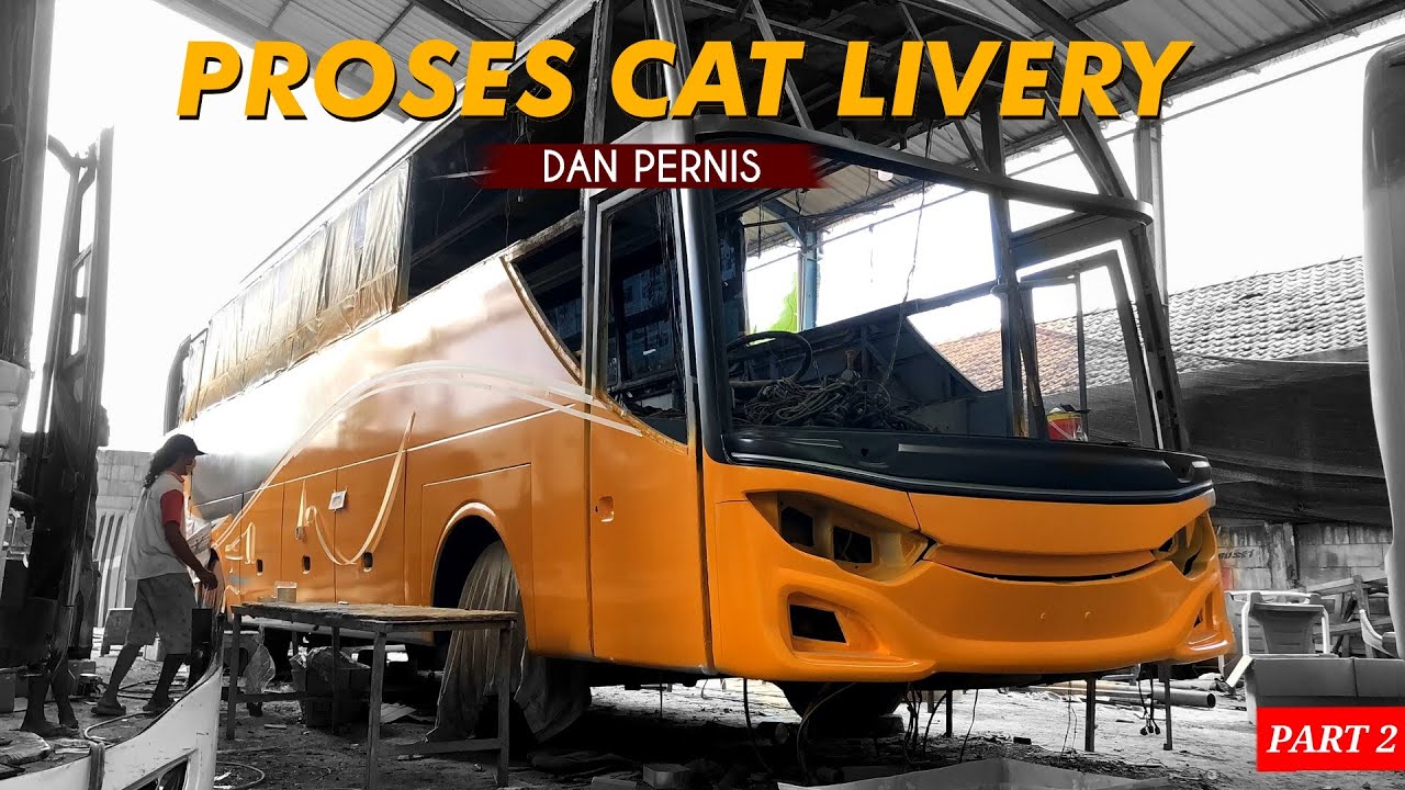PROSES CAT LIVERY+PERNIS❗❗❗ BUS PATRIOT | PART 2