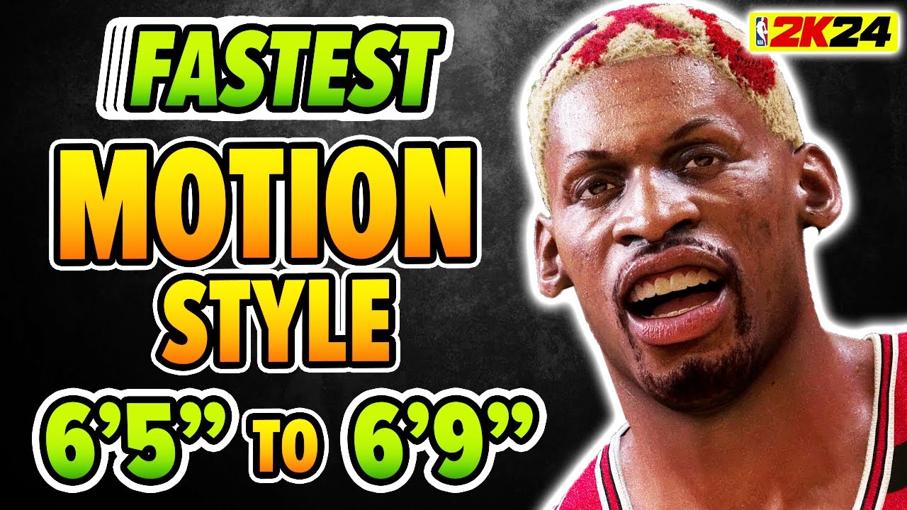 Change your MOTION STYLE to this (6'5