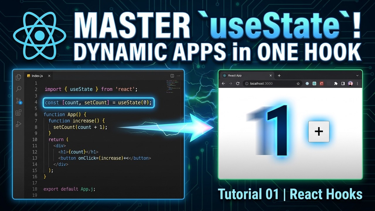 React Hook  Tutorial -01 : useState | Myanmar