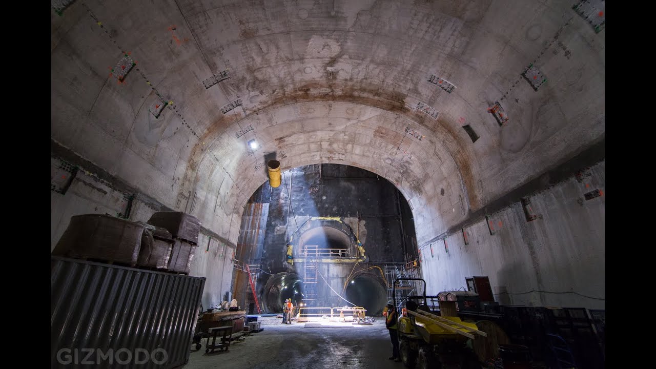 Walk through NYC's 2nd Avenue subway tunnel