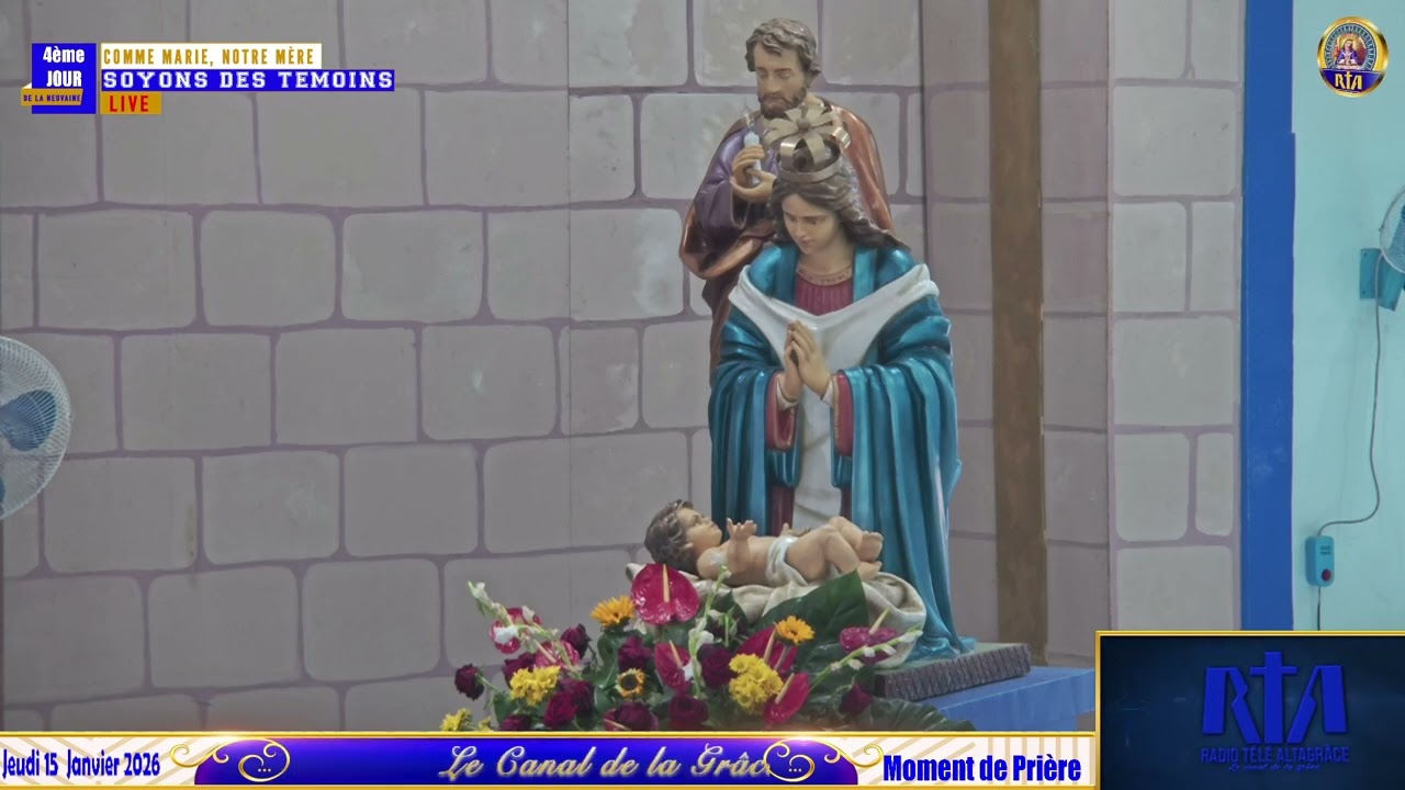 Moment de prière et d'adoration du 4ème jour de la neuvaine.