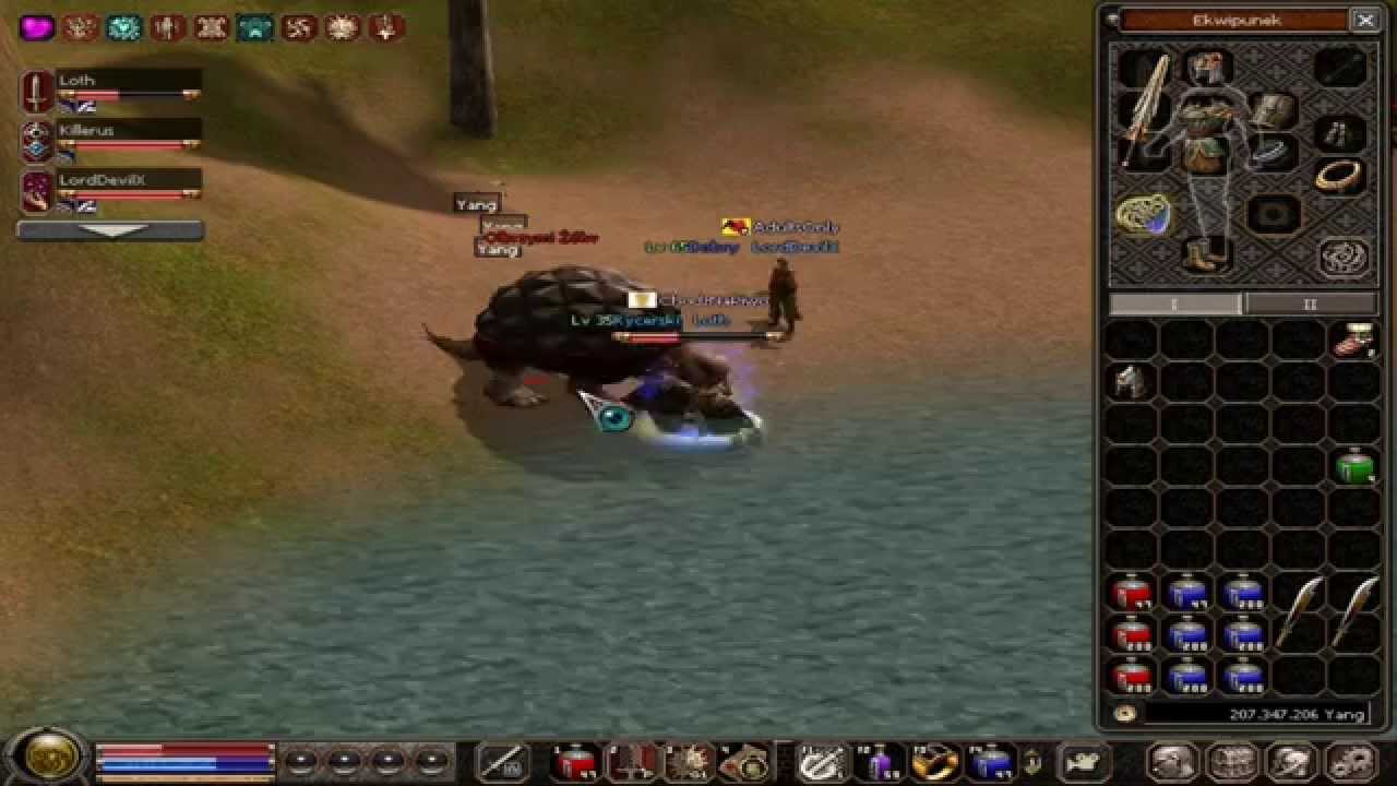 Metin2 PL Loth 35lvl vs. Olbrzymi Ż&oacute;łw (67lvl) - styczeń 2012
