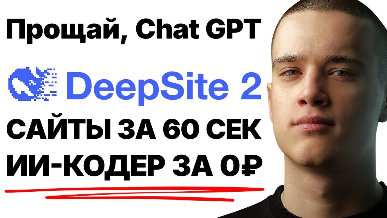 DeepSite 2 &mdash; Создавай Сайты БЕСПЛАТНО за 60 секунд через ИИ кодера
