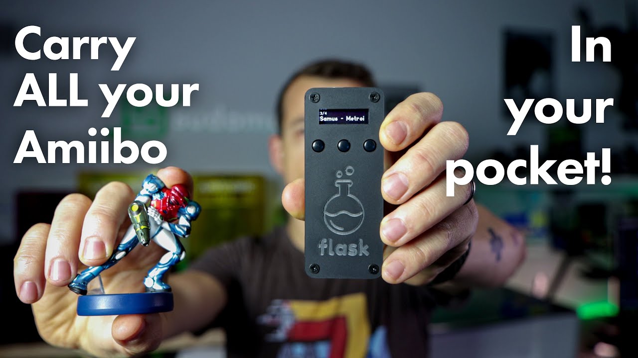 Фляжка: Носите ВСЕ свои Amiibo в кармане!