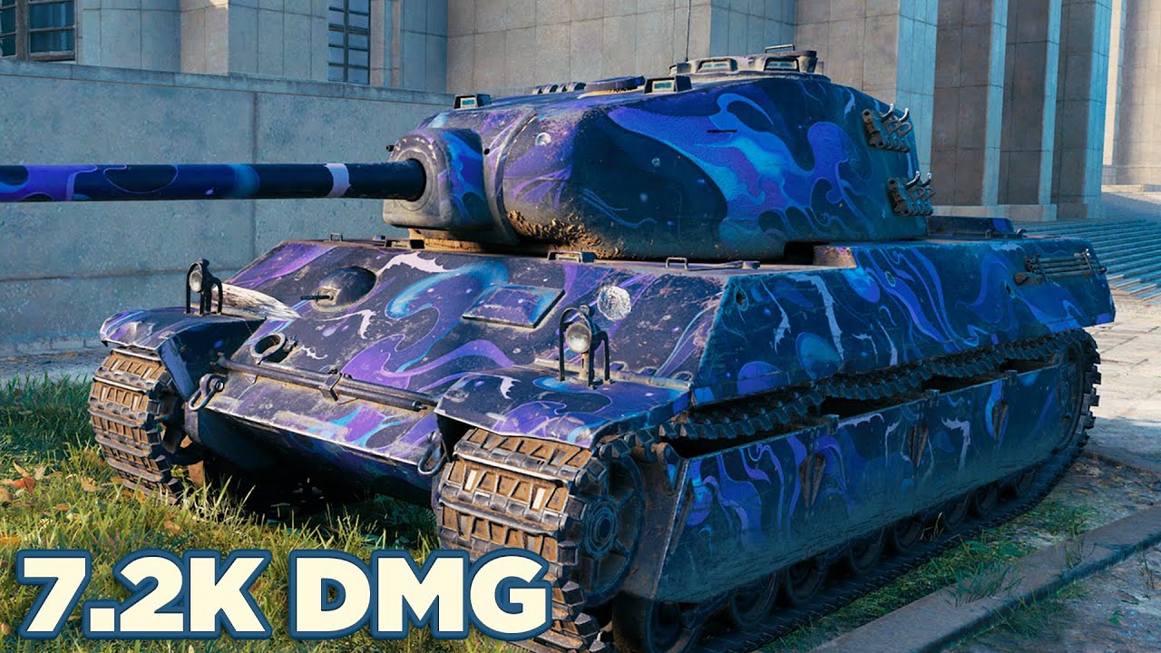 AMX M4 mle. 45 • 7.2К УРОНА 10 ФРАГОВ • WoT Gameplay