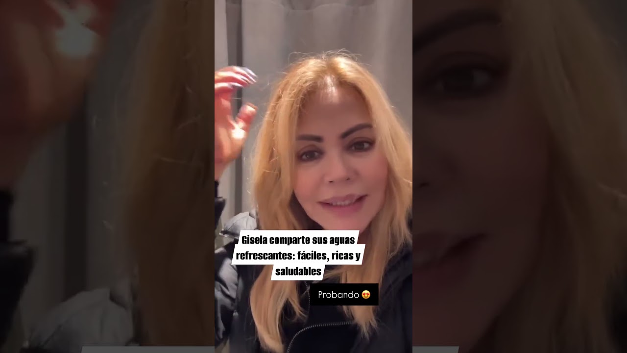 Gisela comparte sus aguas refrescantes: f&aacute;ciles, ricas y saludables. #farandulaperuana