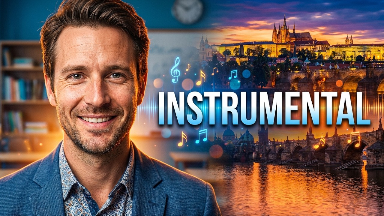 Übe Instrumental-Endungen durch eine interaktive Stadtführung durch Prag. Perfekt für A2-B1 Lerner!