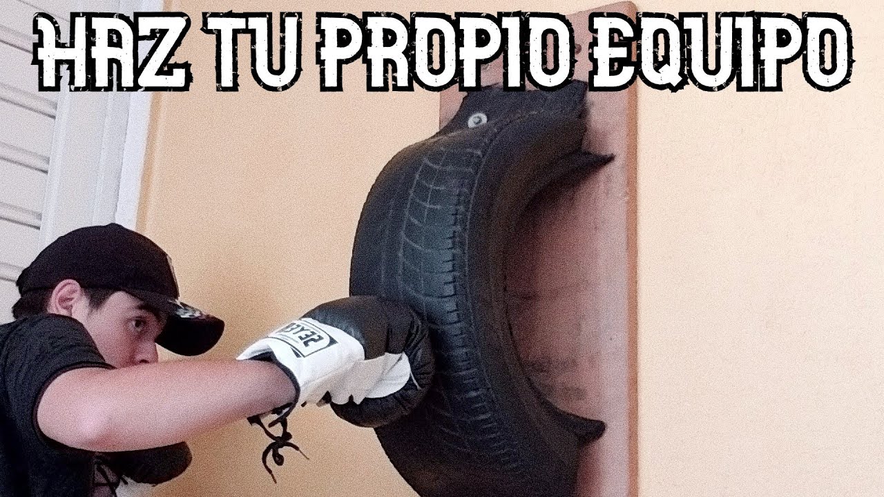 LLANTA DE BOX PARA ENTRENAR JAB Y UPPERCUT  / COMO SE HACE UNA LLANTA DE BOX RECICLANDO