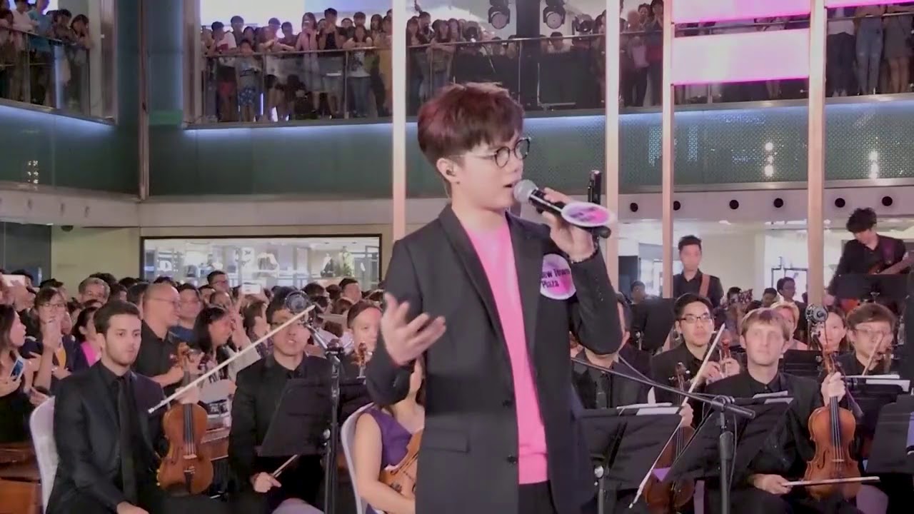 張敬軒 Music in Town 2017 閉幕演奏會 (from 沙田新城市) 騷靈情歌/酷愛/青春常駐/櫻花樹下