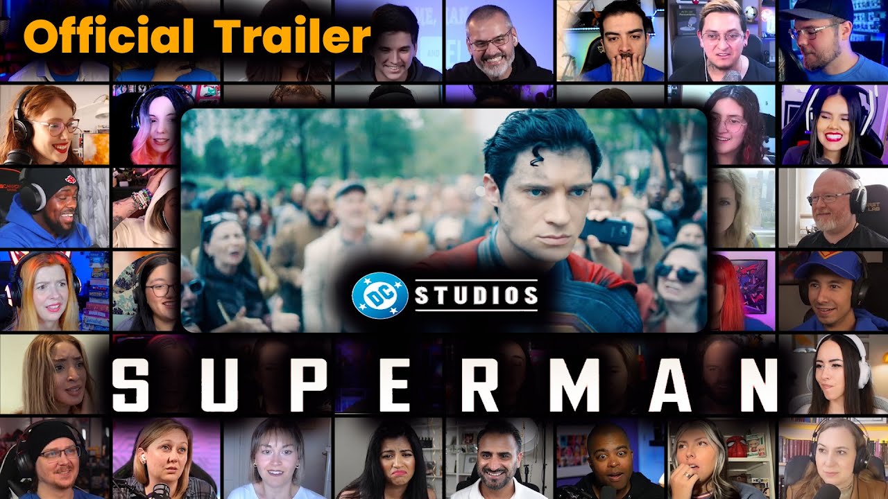 Superman - Official Trailer | REACTION MASHUP | DC Studios - James Gunn - David Corenswet